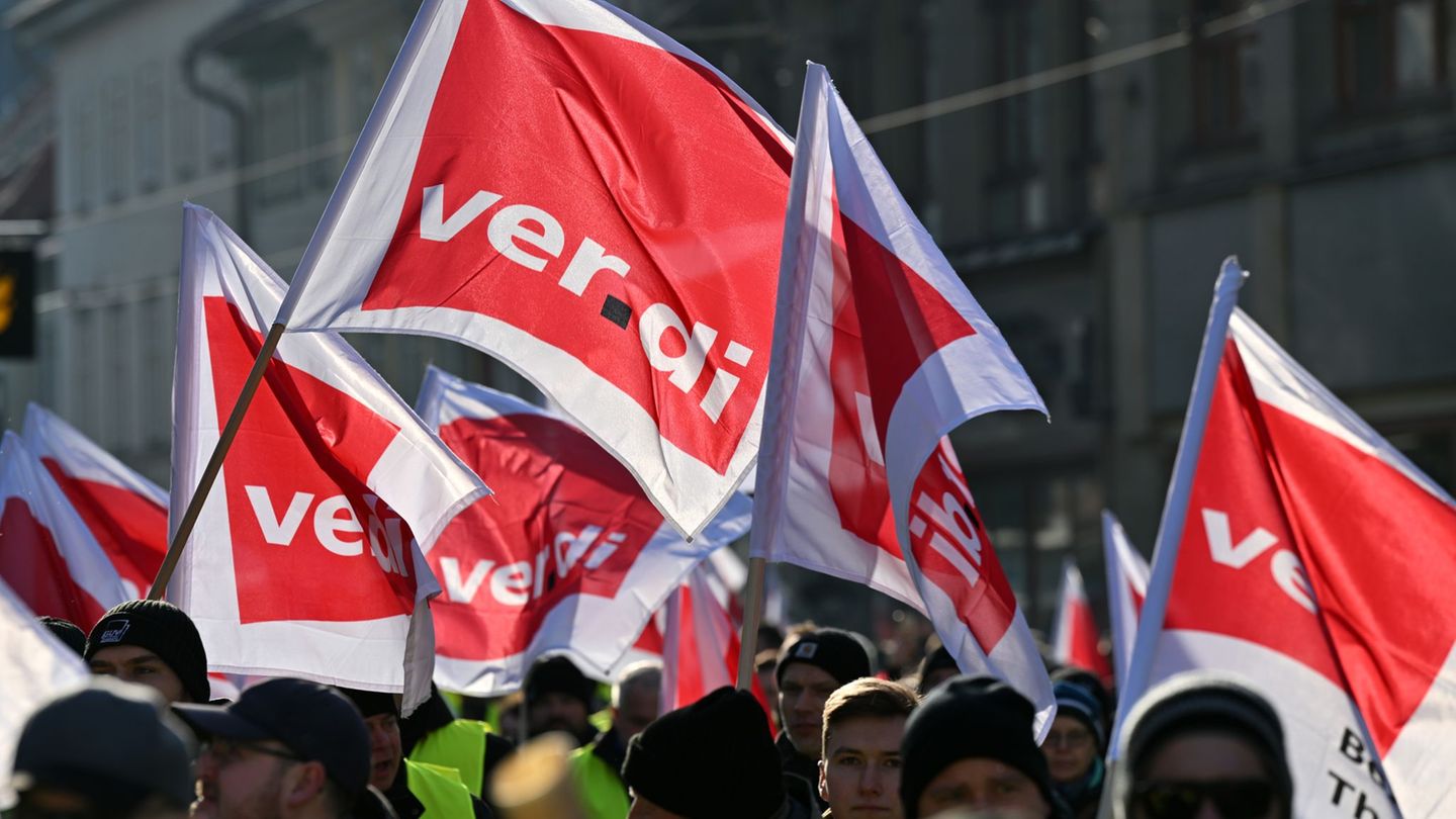 Öffentlicher Dienst: Landesweiter Warnstreik sorgt teils für Einschränkungen