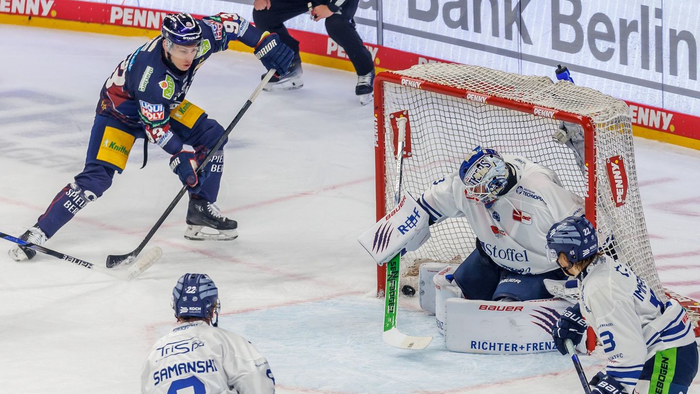 Eishockey: Berlin und Adler Mannheim überzeugen zum Playoff-Auftakt