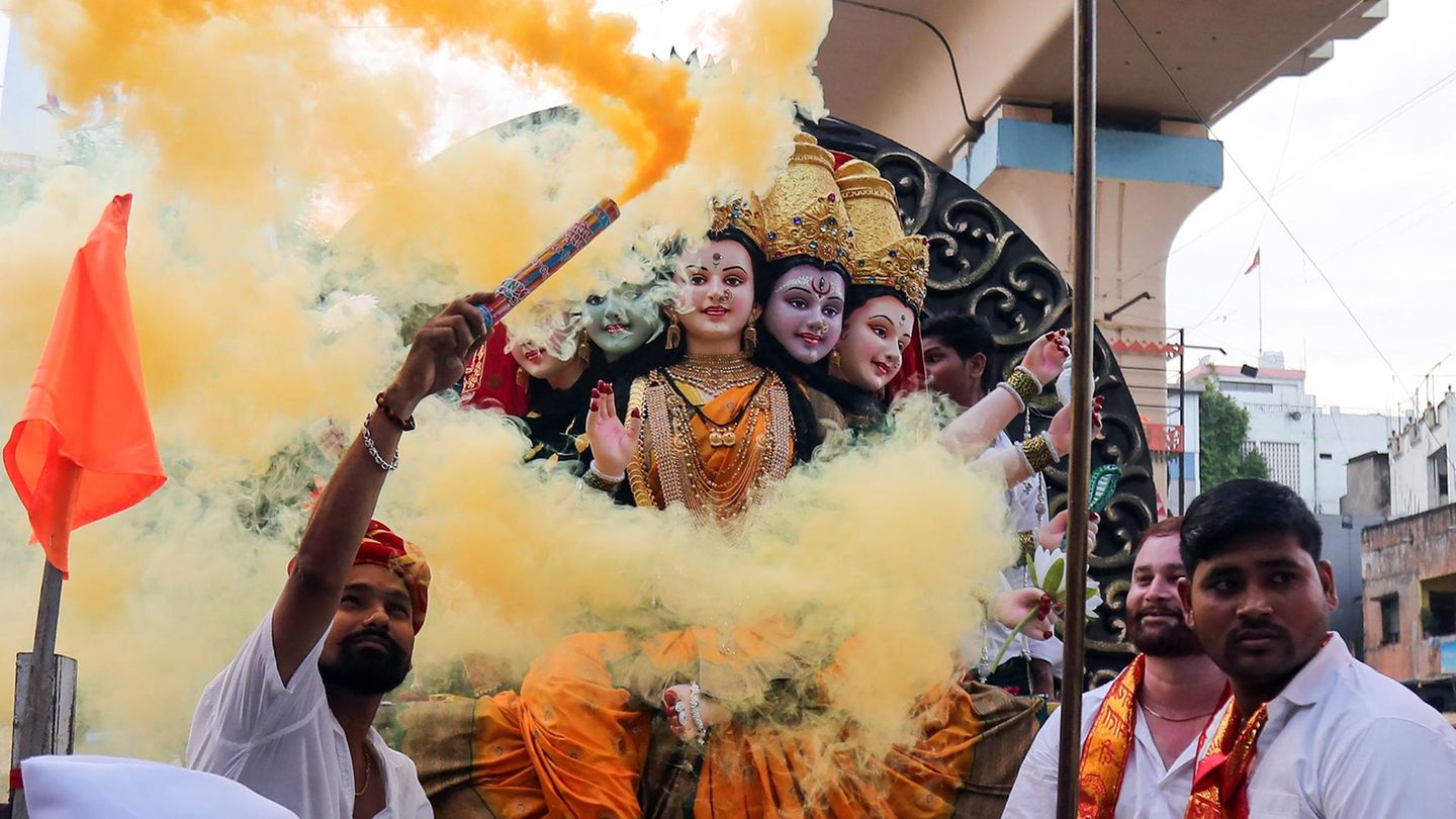 Navratri in Indien: Ein Festival voller Farben